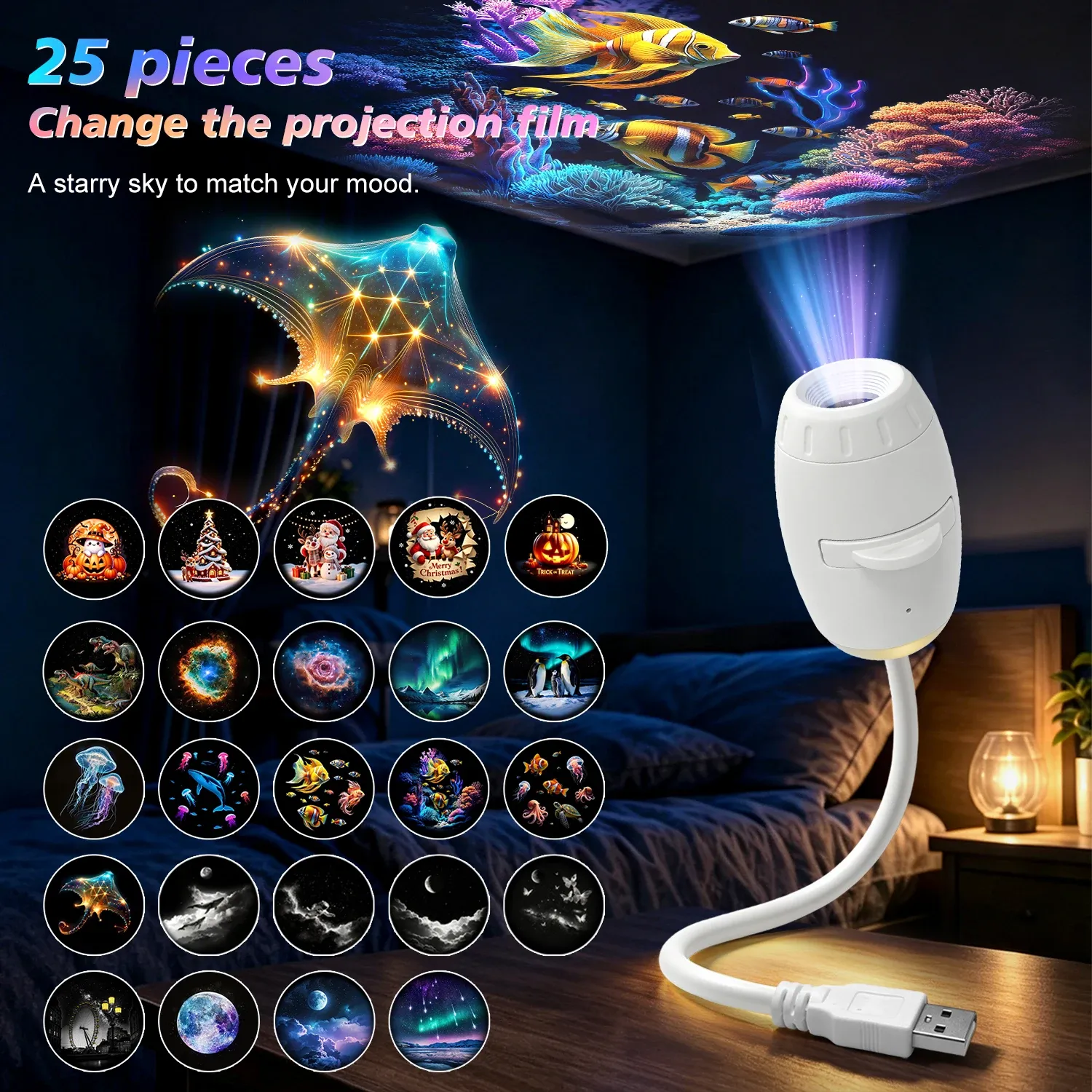Ahem, the source title is already in French. A clean, professional version would be:
Projecteur LED Galaxie Saturne Ciel Étoilé, Lampe Romantique USB pour Plafond, Toit de Voiture et Salle de Fête - Image 1