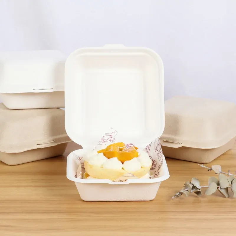 Boîte à bento jetable, détail des finitions
