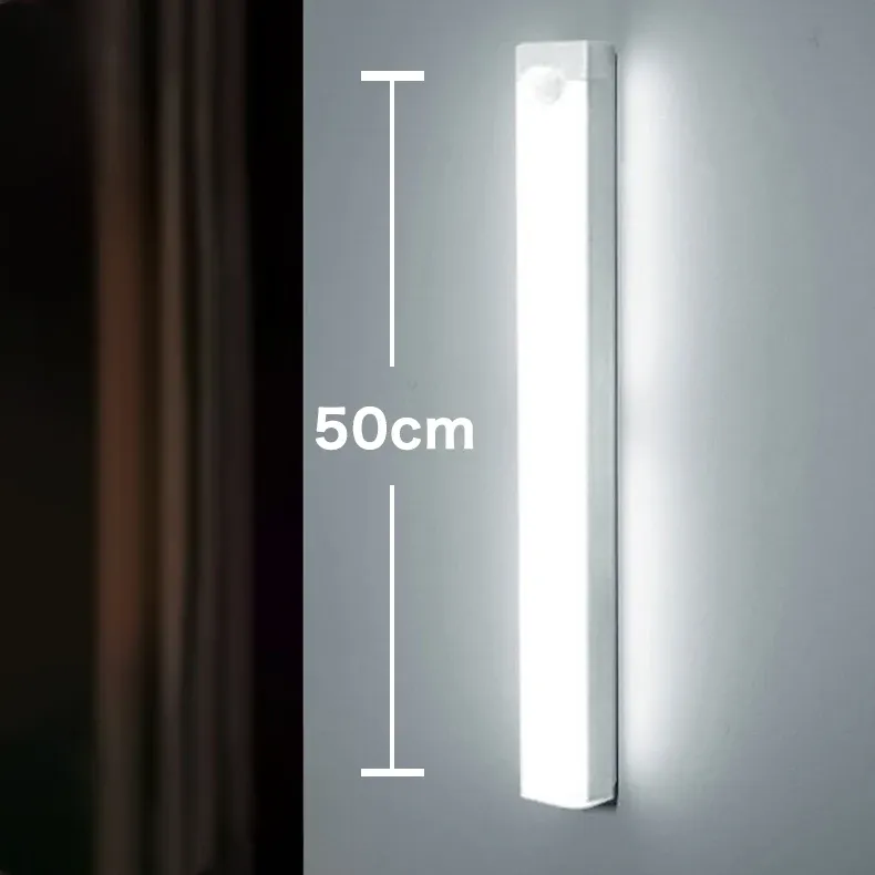 Veilleuse LED à capteur de mouvement, rechargeable par USB, sans fil, 10 à 50 cm, pour maison, chambre, cuisine et salle de bain 9