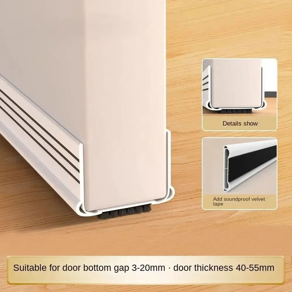 Bande d'étanchéité en PVC souple pour porte, insonorisante, anti-collision et auto-adhésive 7