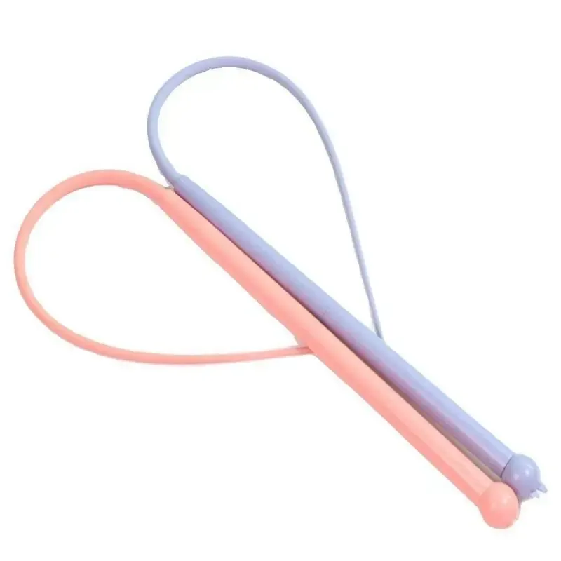 Bâton de Teaser pour chat, jouet interactif en silicone simulant une queue de souris, jouet d'entraînement pour chaton, accessoire durable pour chat 5