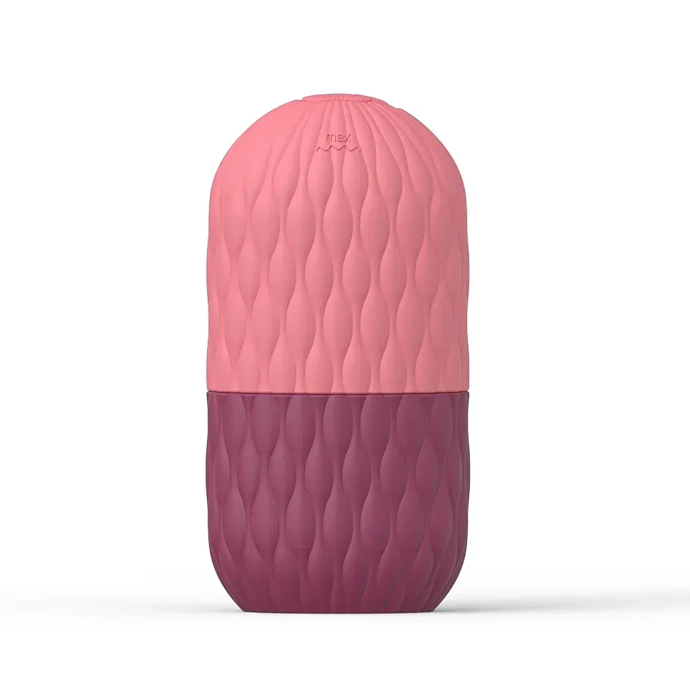Rouleau à glace pour le visage en silicone réutilisable, outil de massage et de soin de la peau pour réduire l'apparence des pores 10