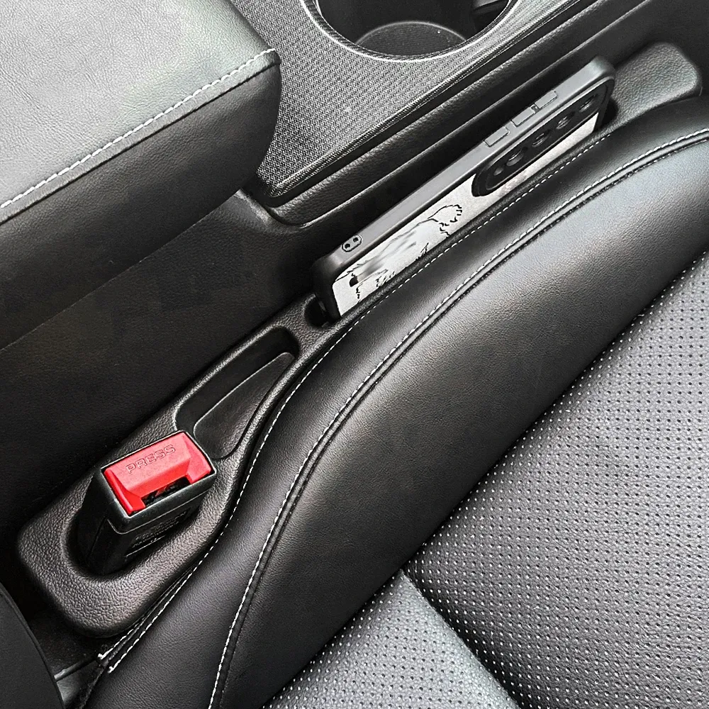 Bande de comblement pour interstice de siège auto, étanche, compatible avec tous types de véhicules 5