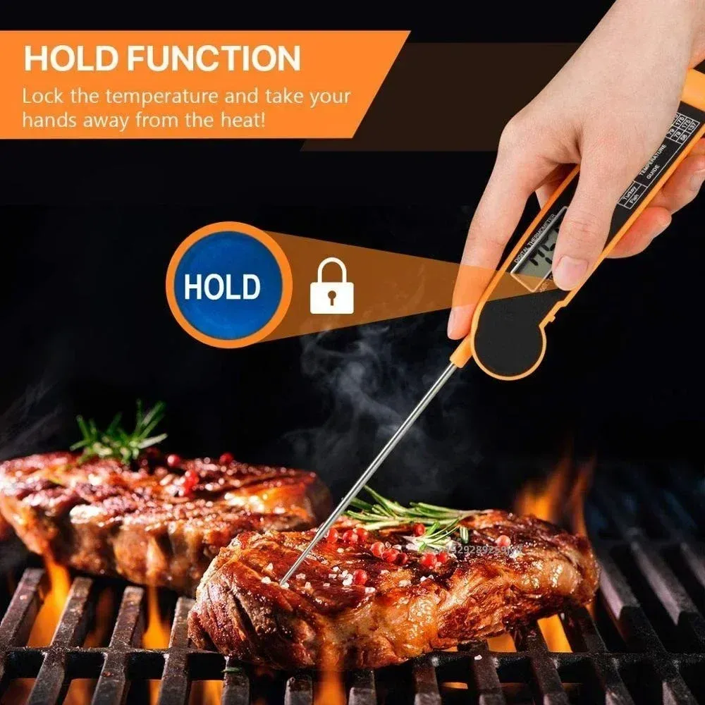 Thermomètre numérique de cuisine à sonde pour viande, eau et lait 3