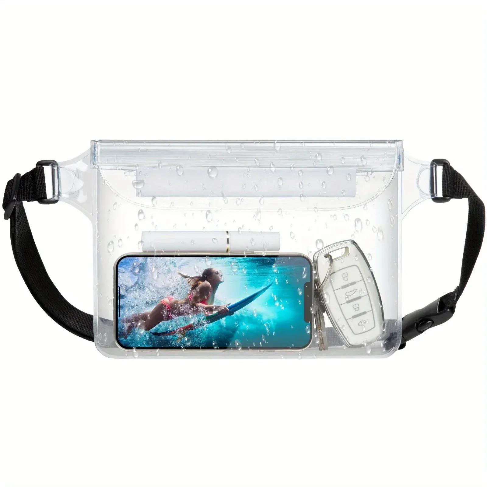 Pochette étanche pour téléphone à écran tactile, à trois couches scellées, adaptée à la natation, à la dérive et à la plongée 9