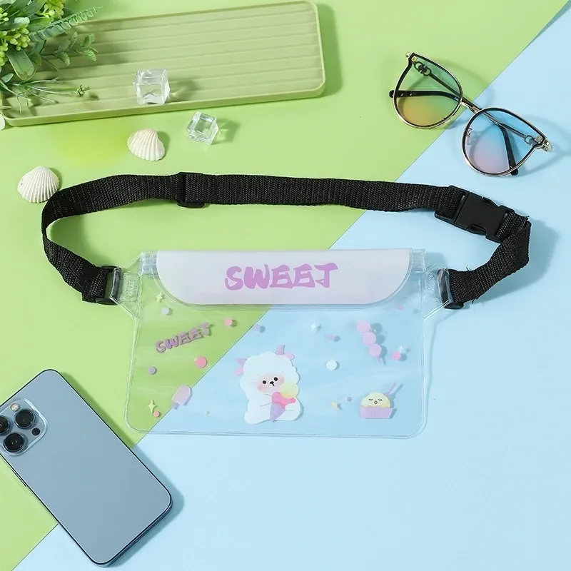 Pochette étanche pour téléphone à écran tactile, à trois couches scellées, adaptée à la natation, à la dérive et à la plongée 7