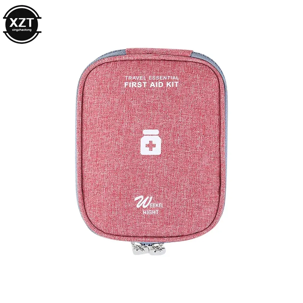 Sac de rangement portable pour médicaments, trousse de premiers secours de voyage, organisateur pratique, mini sac de survie d'urgence en plein air, 2025 7