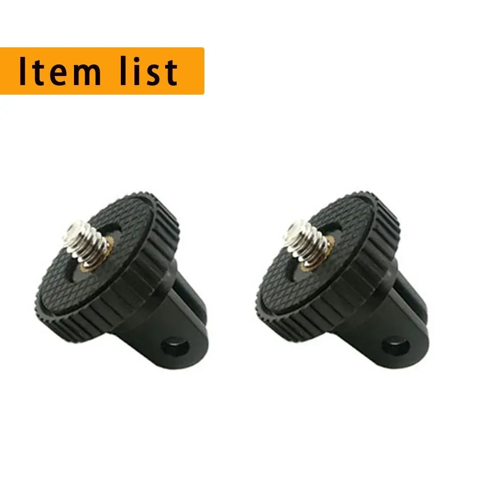 Kit d'accessoires pour caméra d'action : adaptateur de trépied à dégagement rapide et base de montage compatible GoPro, Insta360, AKASO, SJCAM et DJI 8