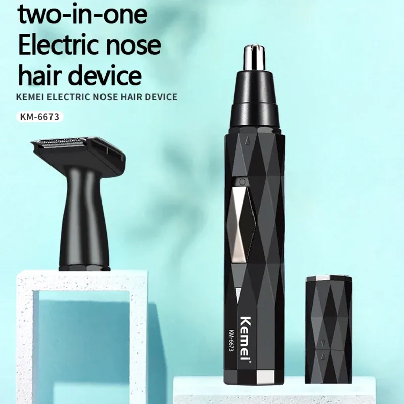 Tondeuse 2 en 1 Kemei pour l'entretien de la barbe et du visage
