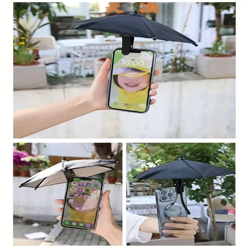 Support de téléphone à pince pour parasol et pare-soleil de voiture, idéal pour la plage et la photographie 5