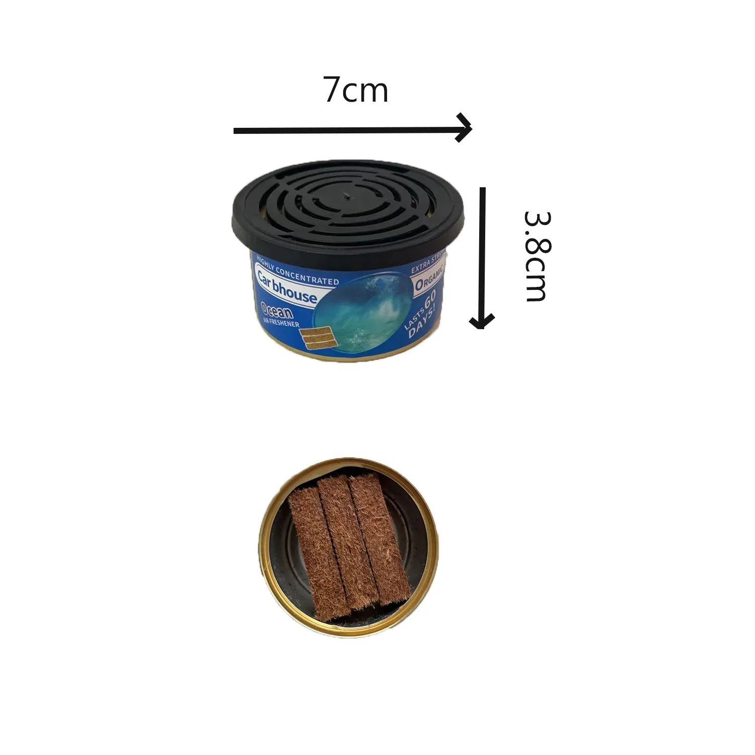 Désodorisant pour voiture parfum citron, longue durée, élimine les odeurs 4