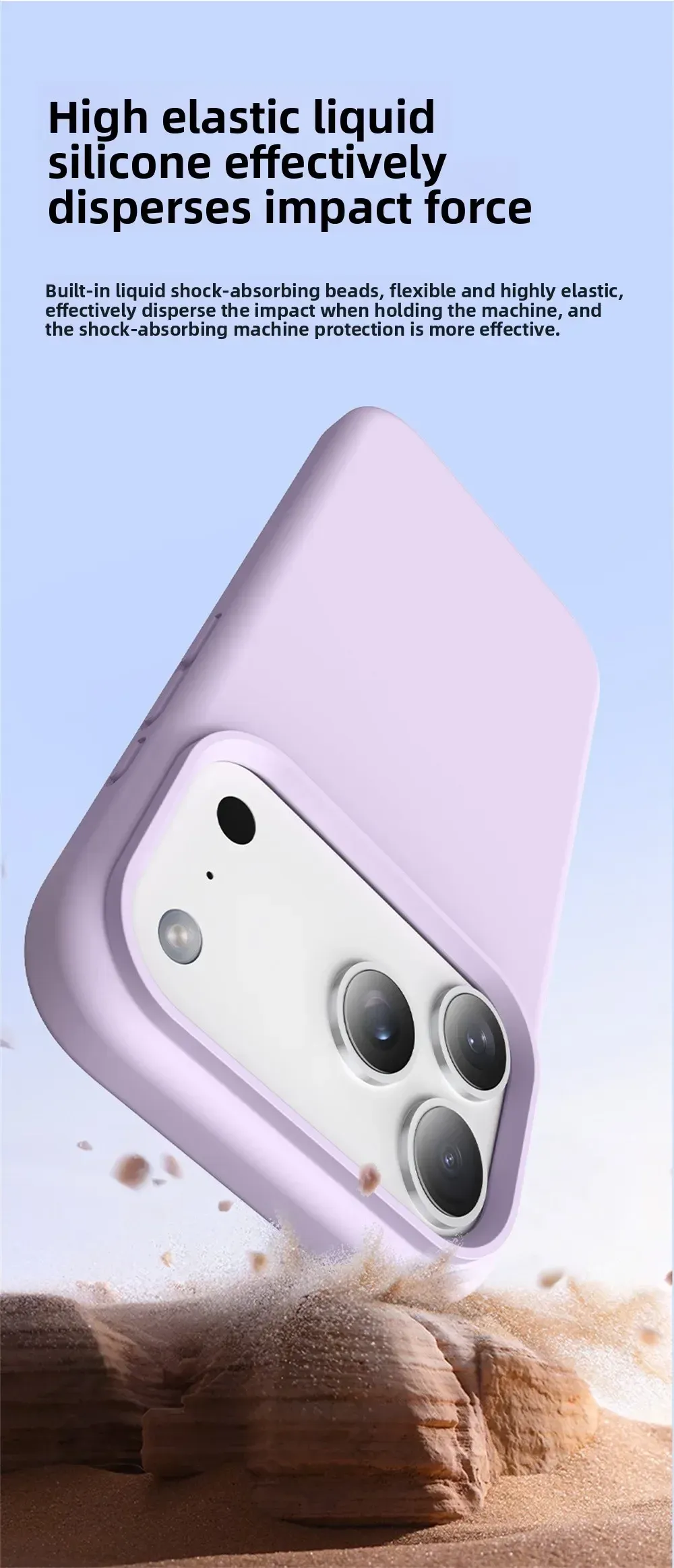 Coque magnétique vue de profil