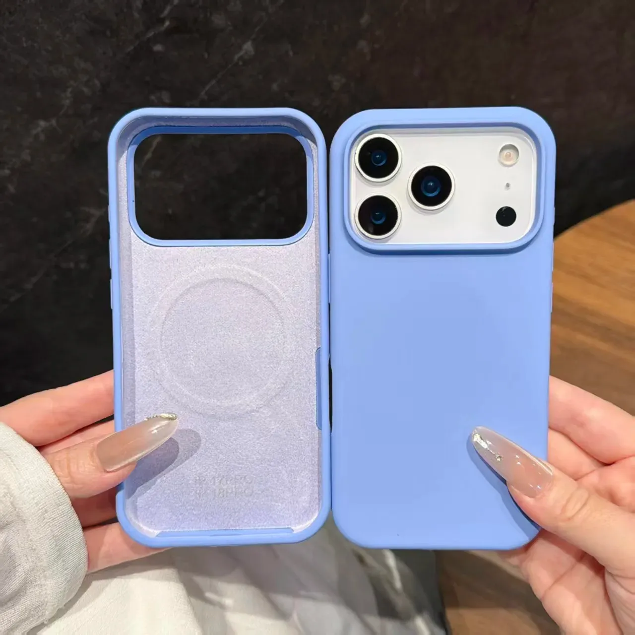 Coque de protection souple en silicone liquide magnétique compatible MagSafe, coloris uni, pour iPhone 17 Pro Max, 16, 15, 13, 17 Air 15