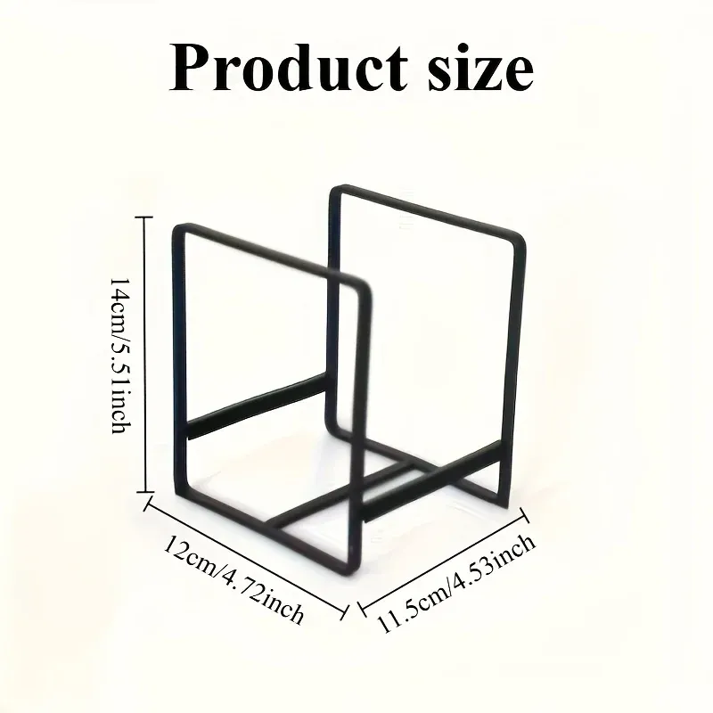 Porte-vaisselle vertical en acier inoxydable, compact, pour assiettes, planches à découper et couvercles de casseroles, organisateur de cuisine en métal 6