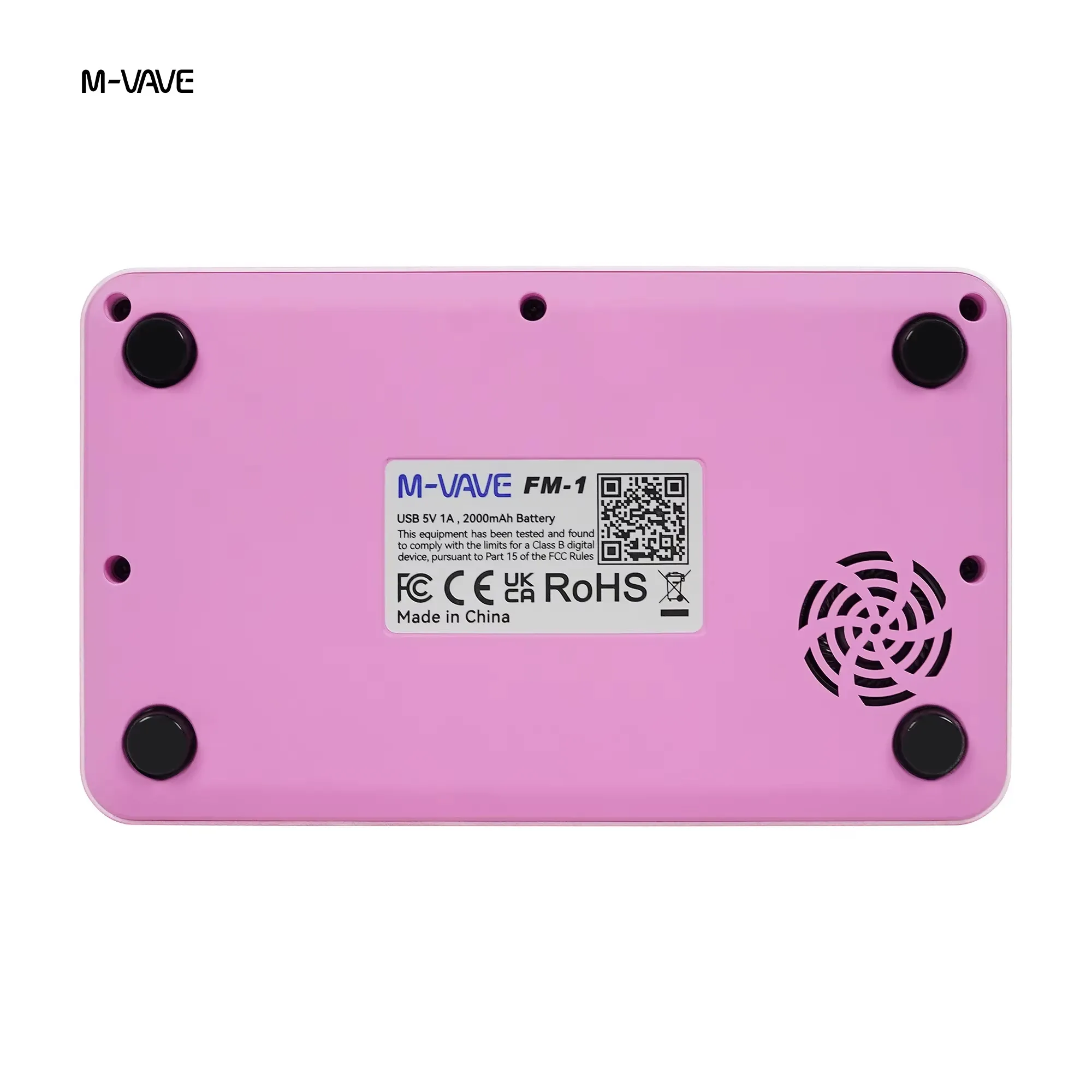 Le title is already in French, so I'll make it cleaner and more professional while keeping the product details.
Pédale d'effets portable M-Vave FM-1 – Synthétiseur Bluetooth FM1 avec batterie 12 h, 6 opérateurs, haut-parleur intégré, MIDI, 32 algorithmes et 128 préréglages - Image 1