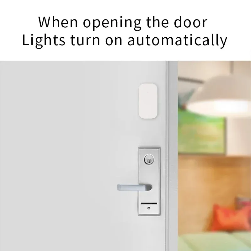 Capteur d'ouverture de porte/fenêtre sans fil Aqara Zigbee MCCGQ11LM, compatible Apple HomeKit 3