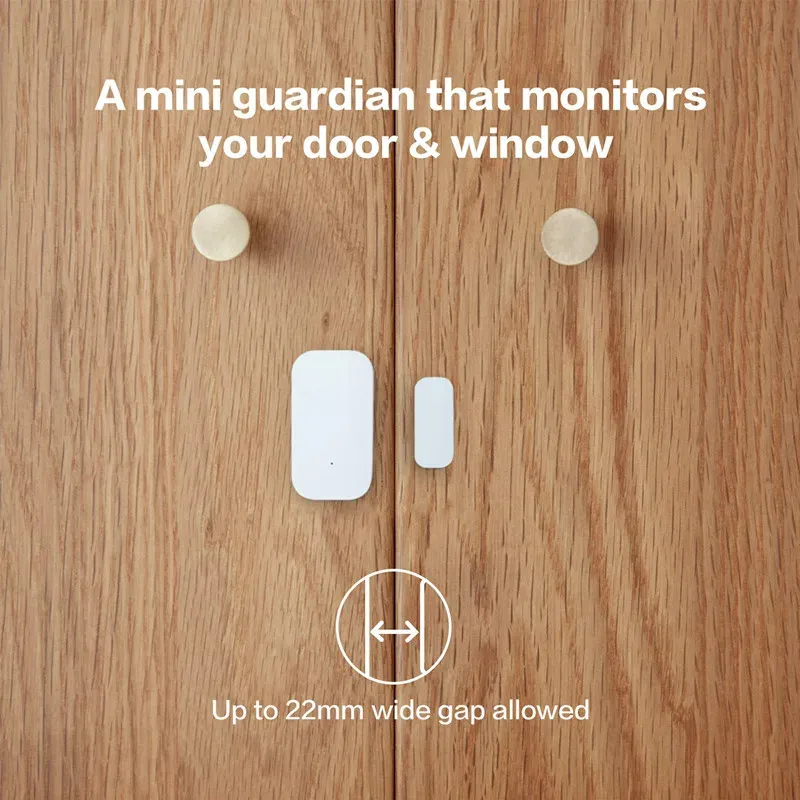 Capteur d'ouverture de porte/fenêtre sans fil Aqara Zigbee MCCGQ11LM, compatible Apple HomeKit 4