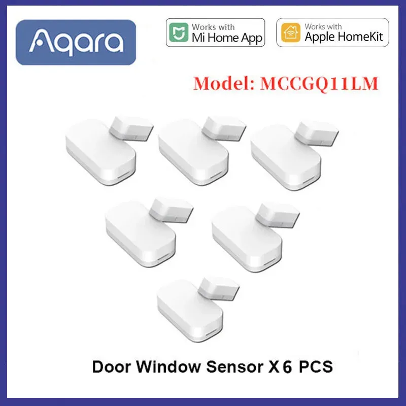 Capteur d'ouverture de porte/fenêtre sans fil Aqara Zigbee MCCGQ11LM, compatible Apple HomeKit 8