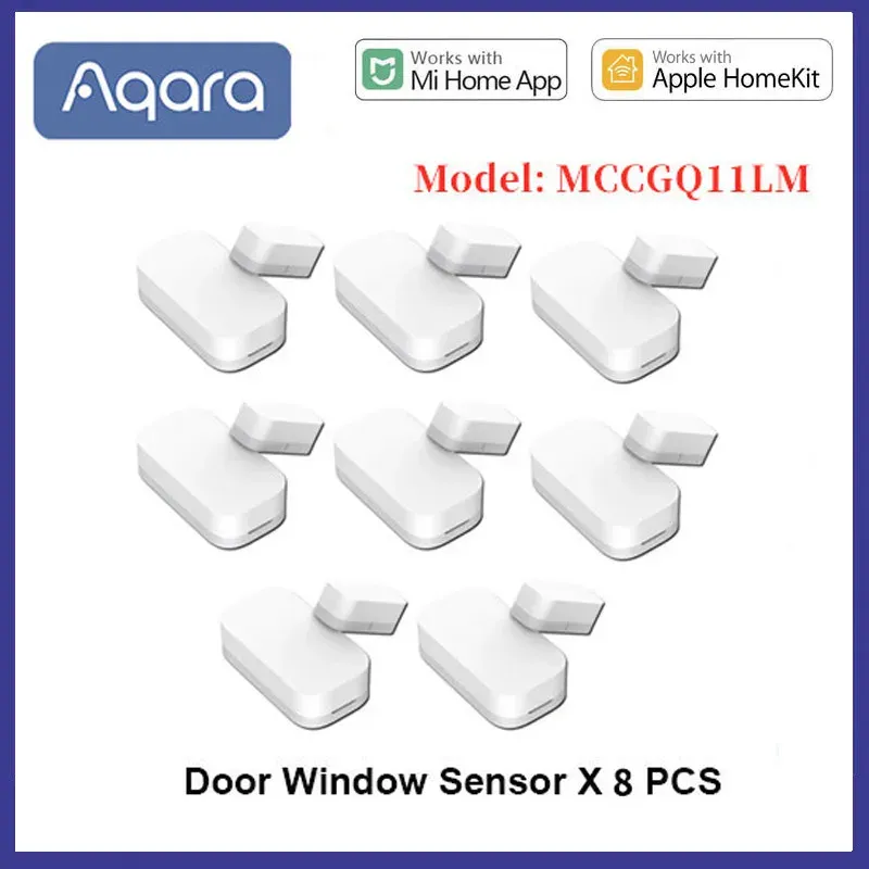 Capteur d'ouverture de porte/fenêtre sans fil Aqara Zigbee MCCGQ11LM, compatible Apple HomeKit 10