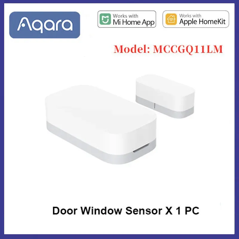 Capteur d'ouverture de porte/fenêtre sans fil Aqara Zigbee MCCGQ11LM, compatible Apple HomeKit 13