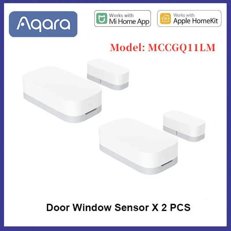 Capteur d'ouverture de porte/fenêtre sans fil Aqara Zigbee MCCGQ11LM, compatible Apple HomeKit 14
