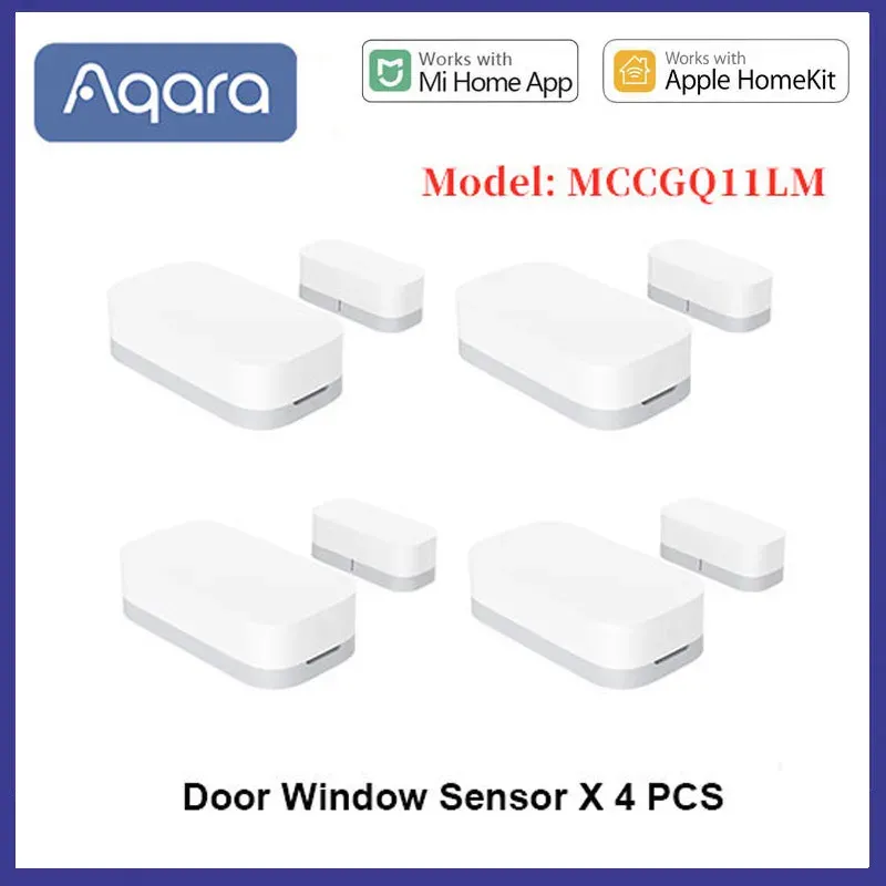 Capteur d'ouverture de porte/fenêtre sans fil Aqara Zigbee MCCGQ11LM, compatible Apple HomeKit 16