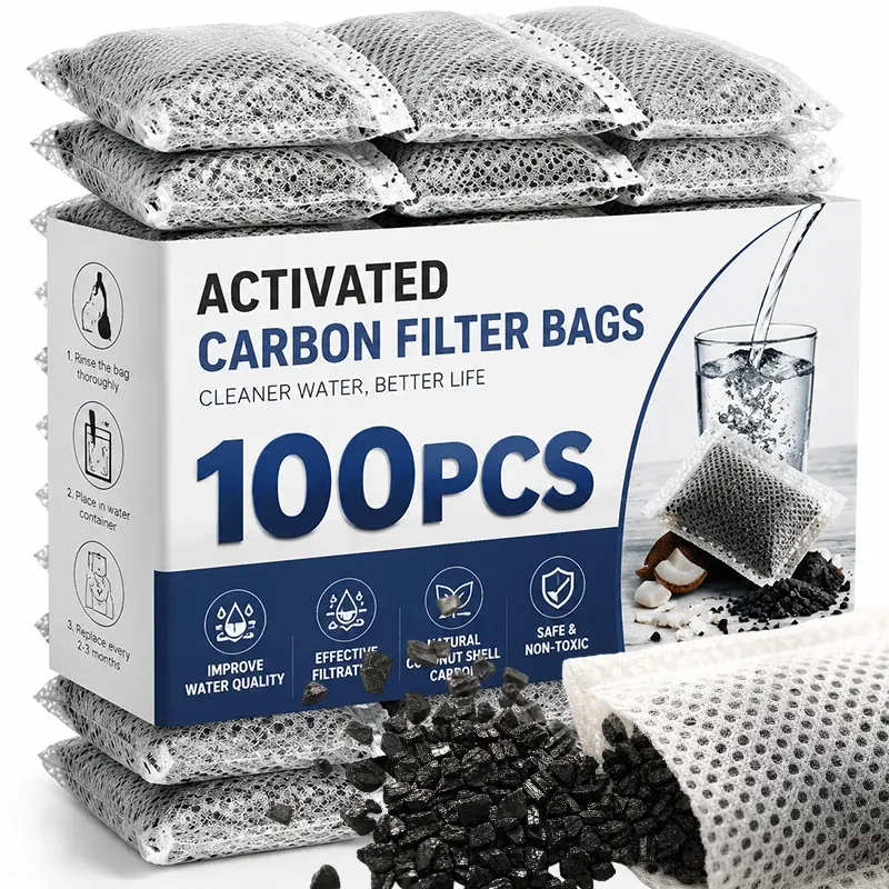 Sachets purificateurs d'air naturels au charbon actif, réutilisables : désodorisant pour placard, chaussures, voiture et réfrigérateur - Image 1