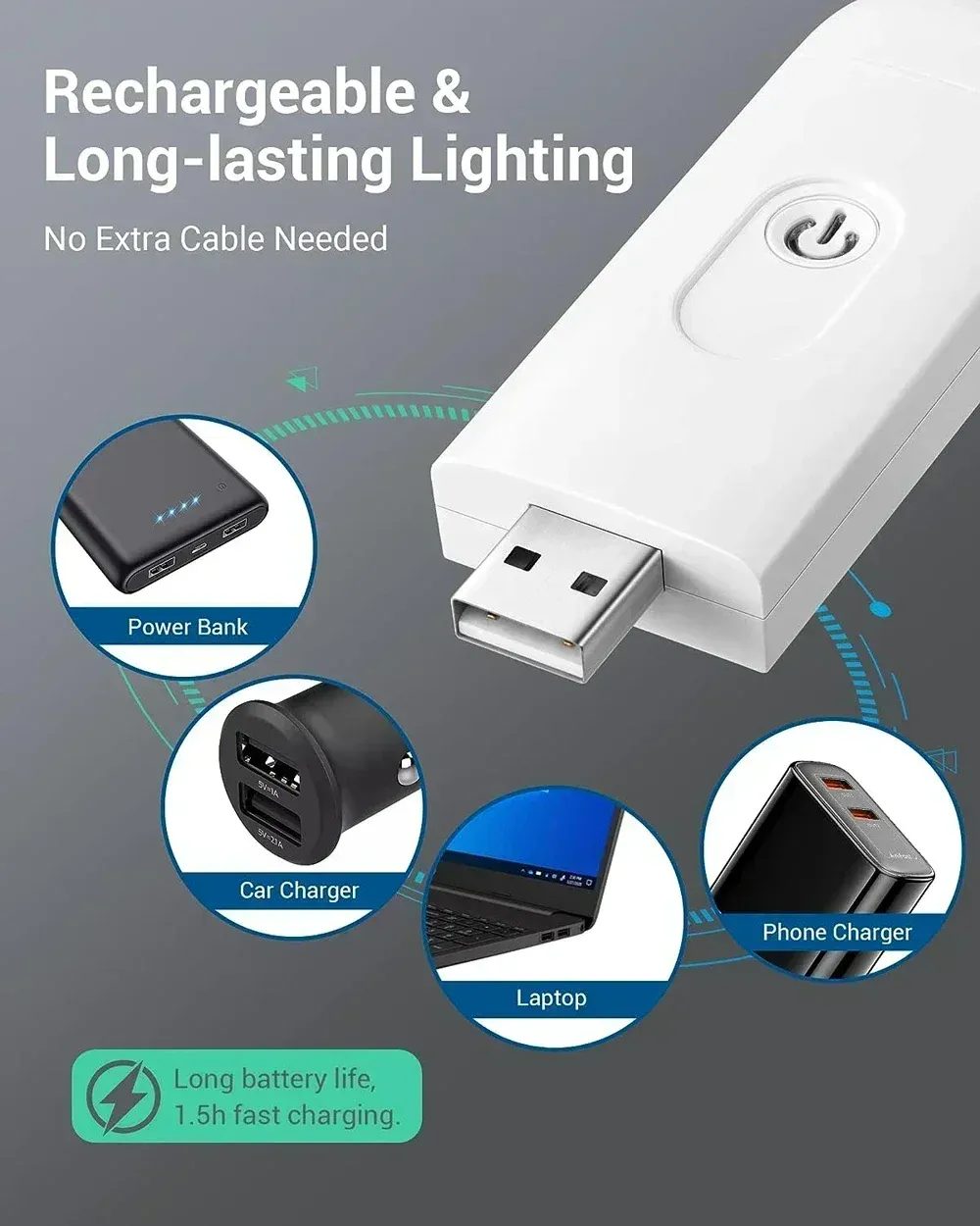 Lampe de lecture LED, design minimaliste