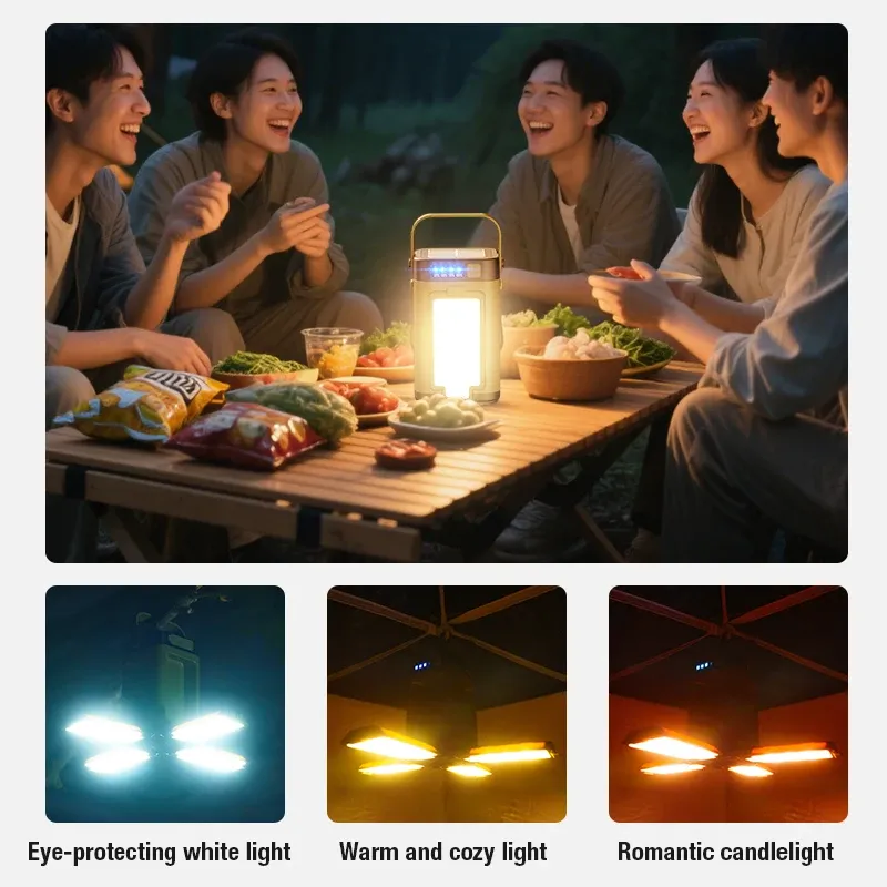 Lampe de camping LED portable rechargeable USB-C 2