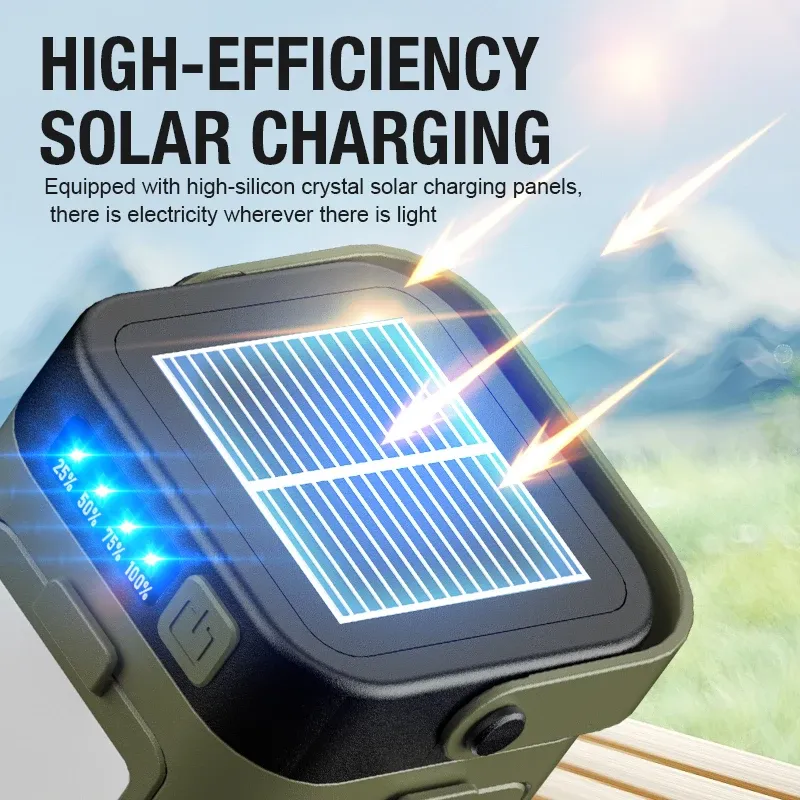Lampe de camping LED portable rechargeable USB-C 4