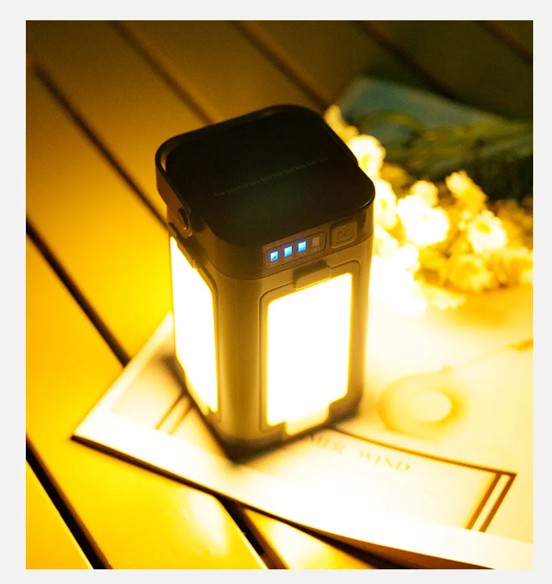 Lampe de camping LED, finitions du design