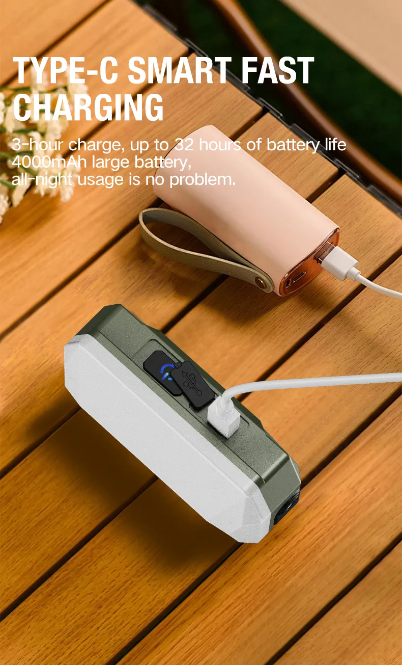 Lampe de camping LED, format compact