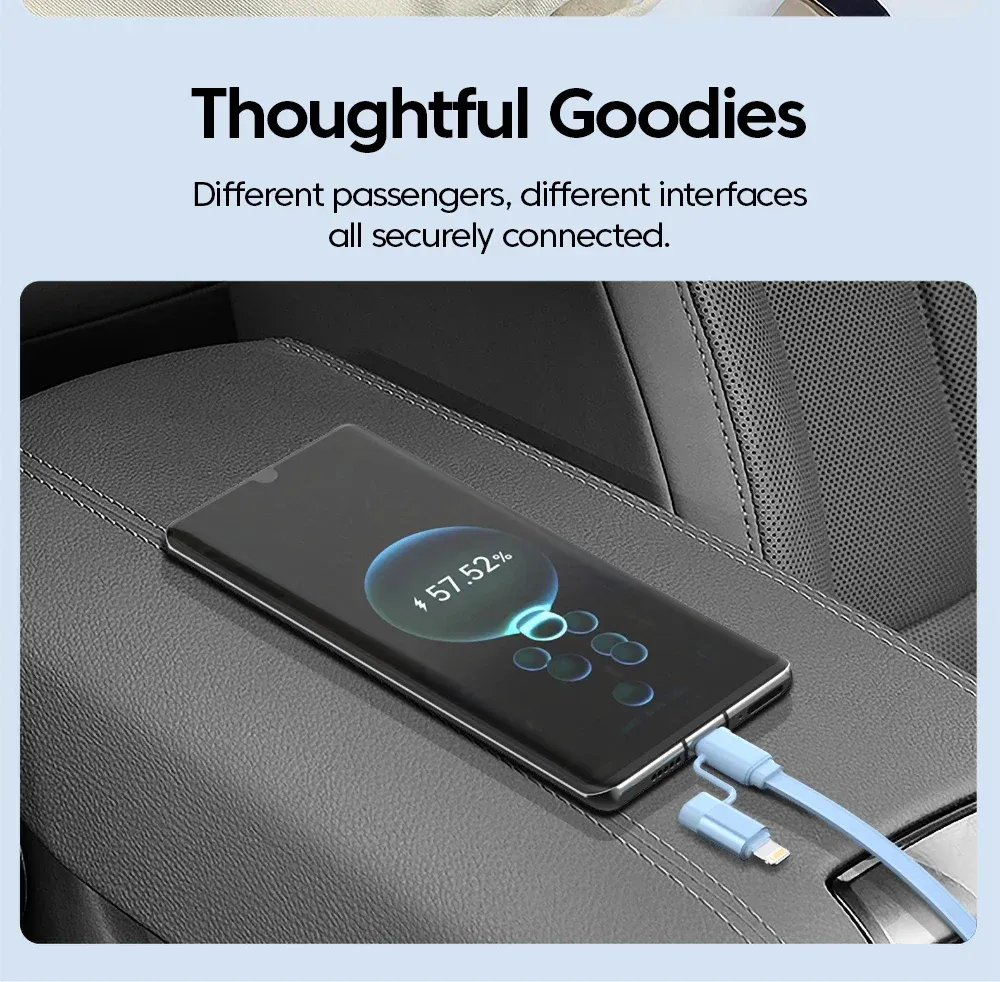 Câble USB Type-C rétractable, accessoire indispensable