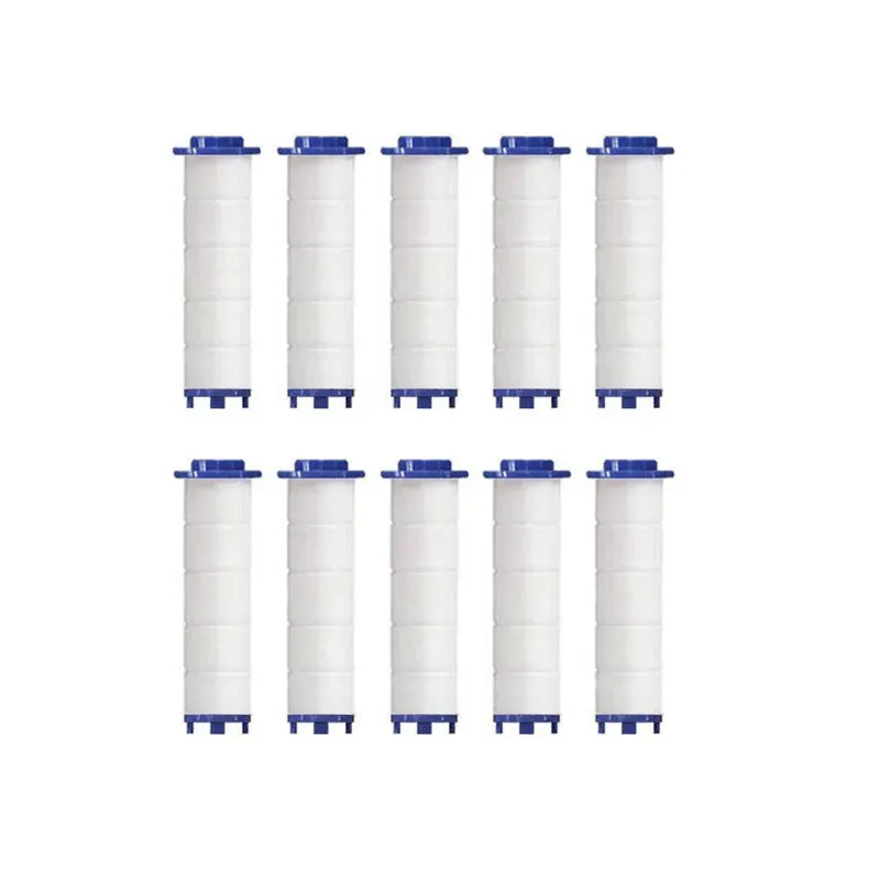 Lot de 10 filtres de rechange pour pommeau de douche, filtration de l'eau pour éliminer le chlore, le fluorure et le calcaire 7