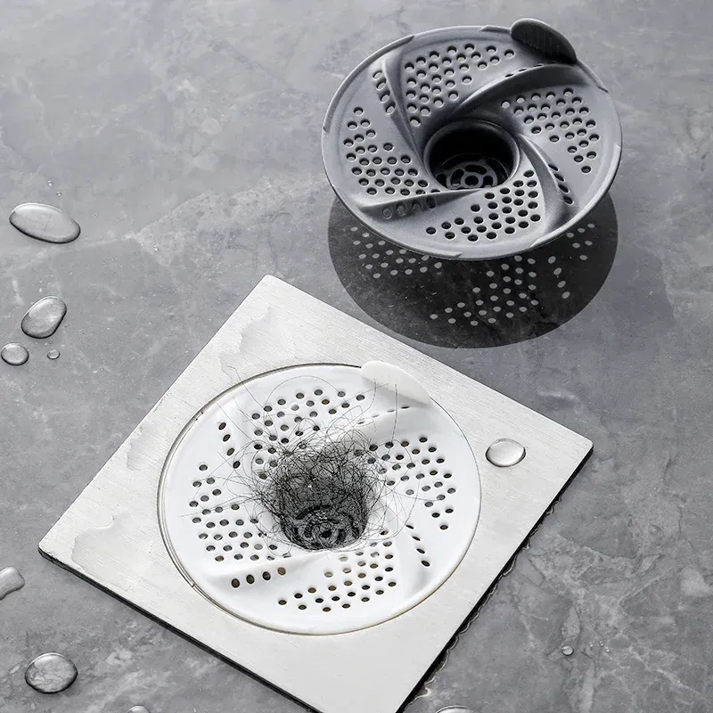 1/3/6 filtres de drain en spirale japonais, filtre universel anti-bouchon pour lavabo de salle de bain