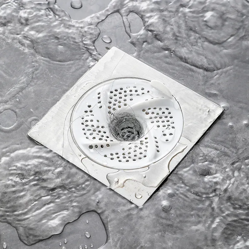 1/3/6 filtres de drain en spirale japonais, filtre universel anti-bouchon pour lavabo de salle de bain 2
