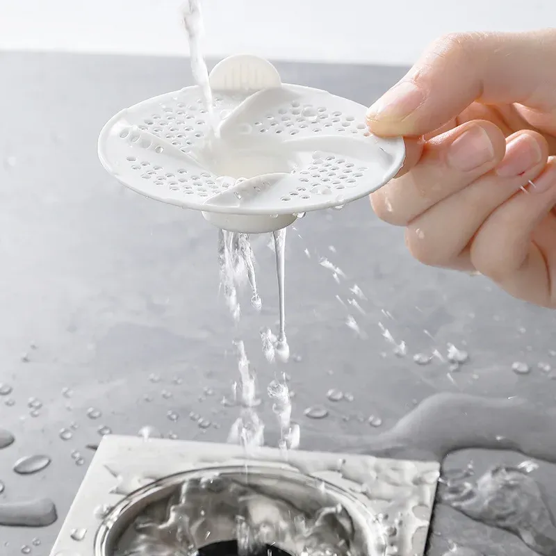 1/3/6 filtres de drain en spirale japonais, filtre universel anti-bouchon pour lavabo de salle de bain 4