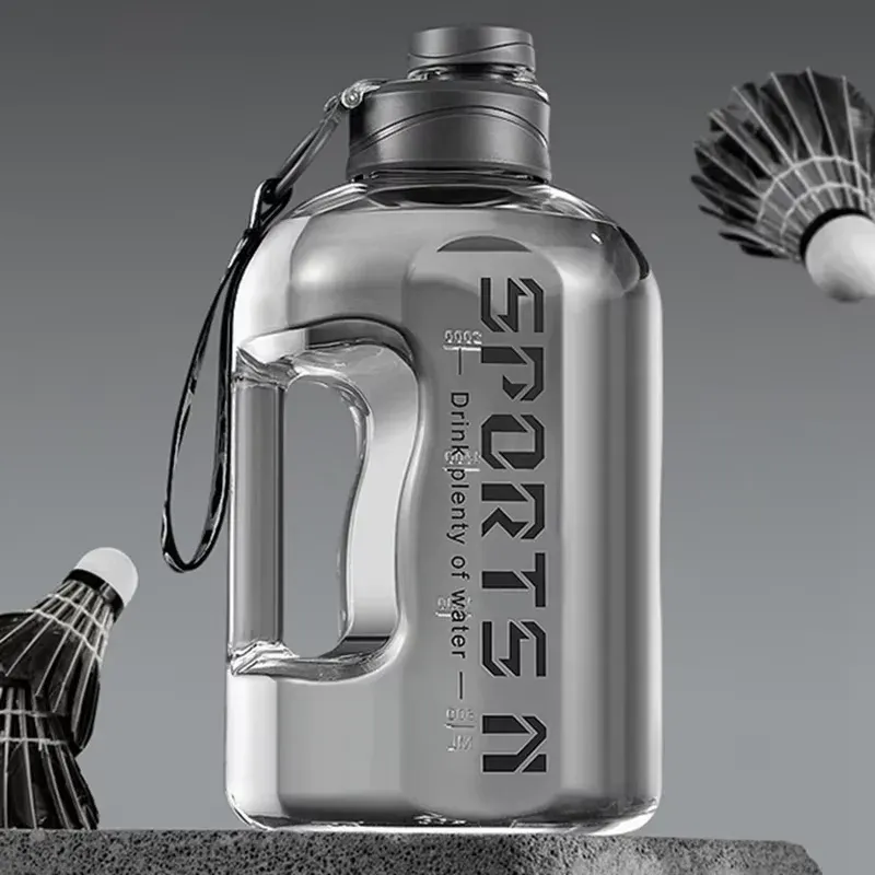 Gourde de grande capacité de 2 litres, bouteille d'eau de sport pour le camping et les voyages, sans BPA 11