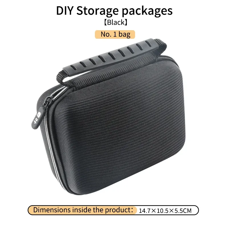 Organisateur électronique de voyage en éponge pour câbles et accessoires, étui de transport portable 6