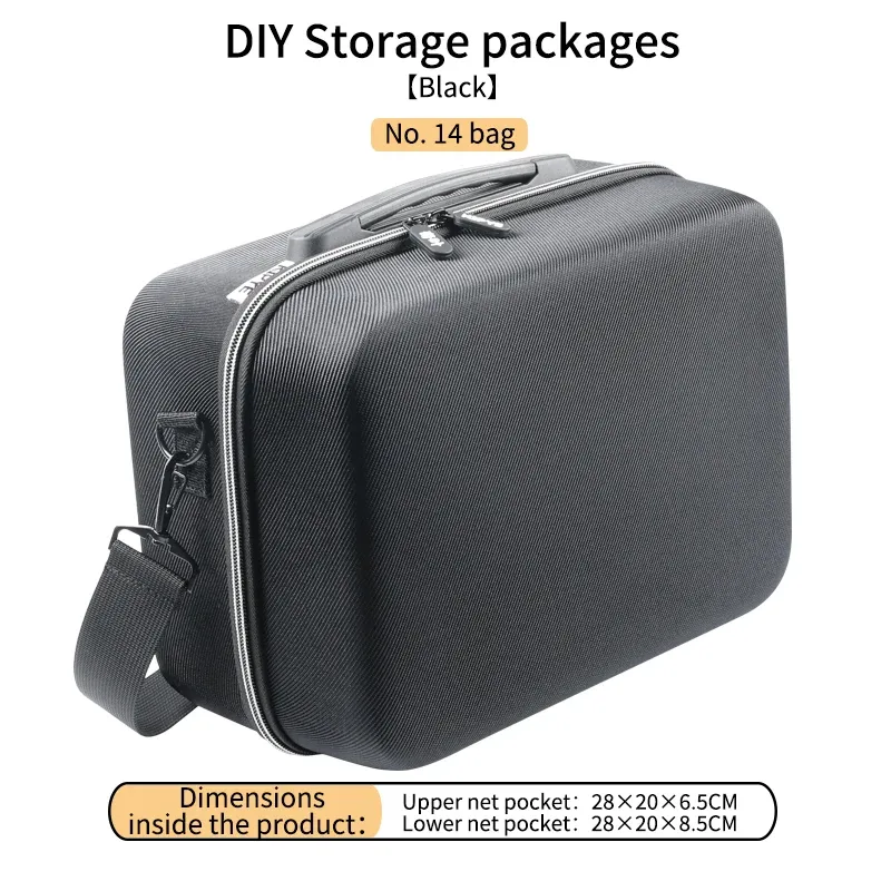 Organisateur électronique de voyage en éponge pour câbles et accessoires, étui de transport portable 13