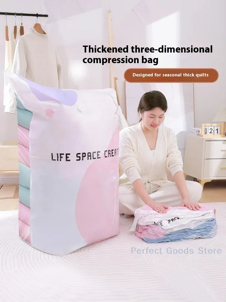 Sac de rangement sous vide en situation