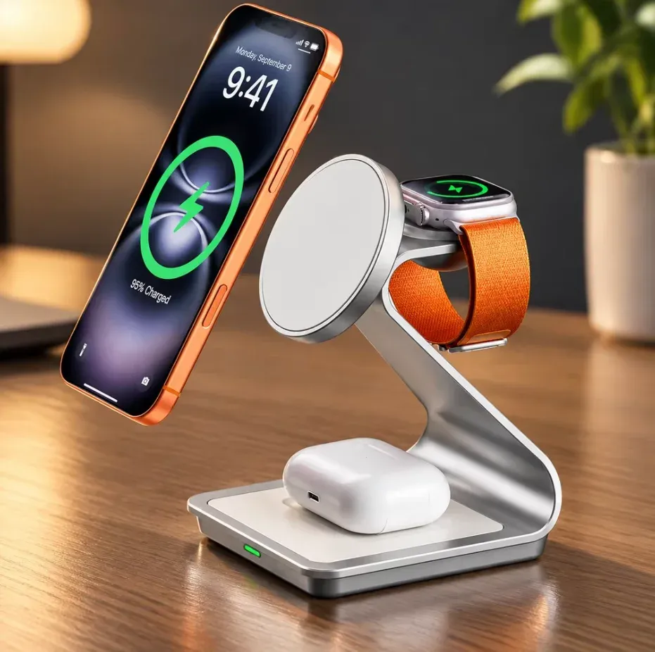 Station de charge sans fil magnétique
