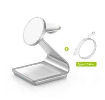 Station de charge sans fil magnétique 3 en 1 pour smartphone, montre et écouteurs TWS 8