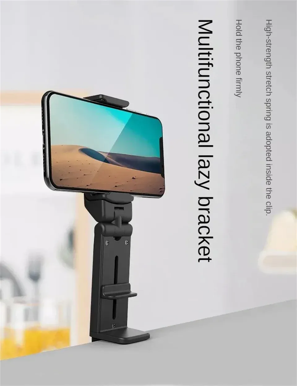 Support de téléphone pour avion en situation de voyage