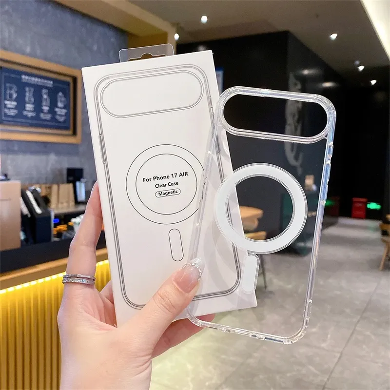 Coque MagSafe transparente, détail du design