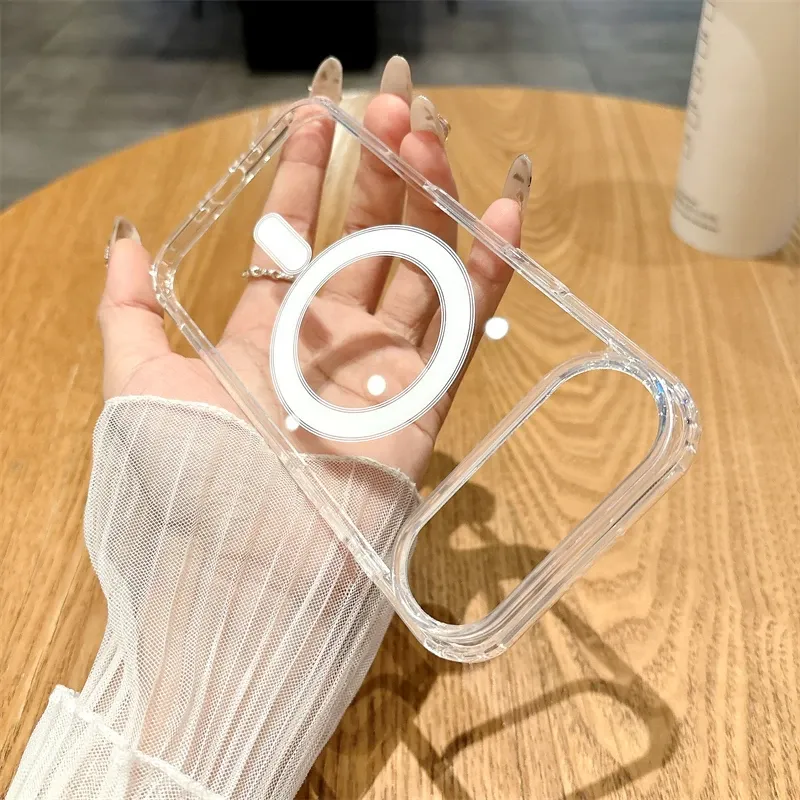 Coque MagSafe transparente, ambiance quotidienne