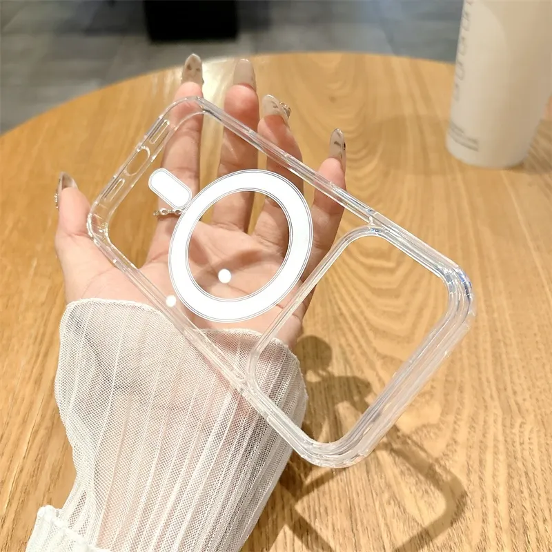 Coque MagSafe transparente, vue d'ensemble