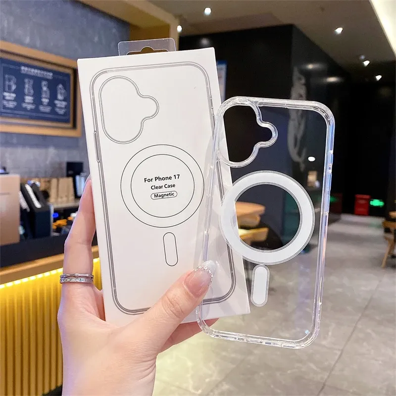 Coque MagSafe transparente, finition