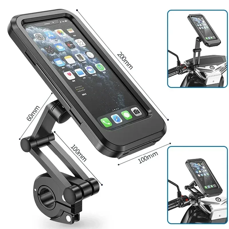 Le title is already in French, so it needs to be cleaned up rather than translated. Removing the spammy elements and keeping it professional:

Support de téléphone pour moto, étui tactile étanche, rotation à 360°, support réglable pour smartphones de 4,7 à 6,8 pouces 3