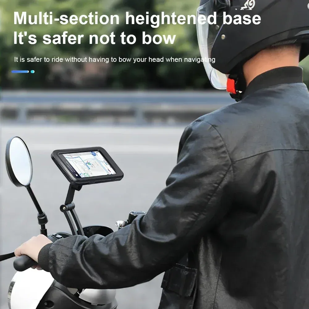 Le title is already in French, so it needs to be cleaned up rather than translated. Removing the spammy elements and keeping it professional:

Support de téléphone pour moto, étui tactile étanche, rotation à 360°, support réglable pour smartphones de 4,7 à 6,8 pouces 6